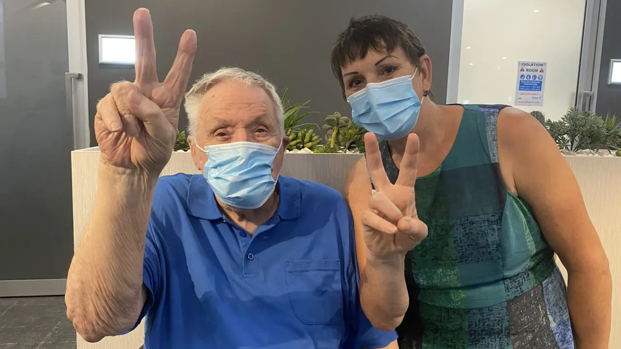 Wesley Taylor Narabeen resident second to receive COVID vaccine