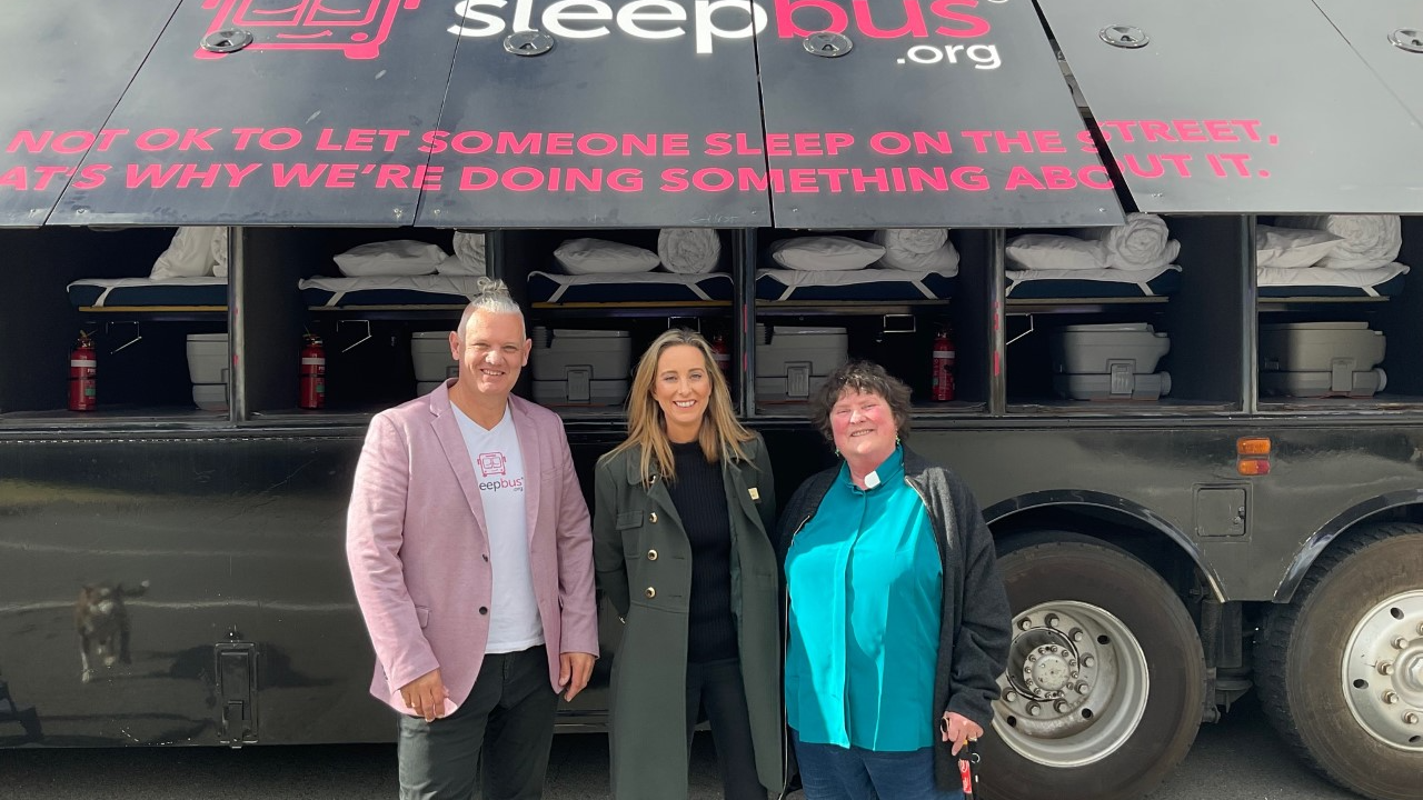 Canberra’s new Pink Sleepbus